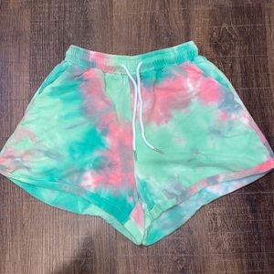 Dressedinlala Tie Dye Watermelon Shorts